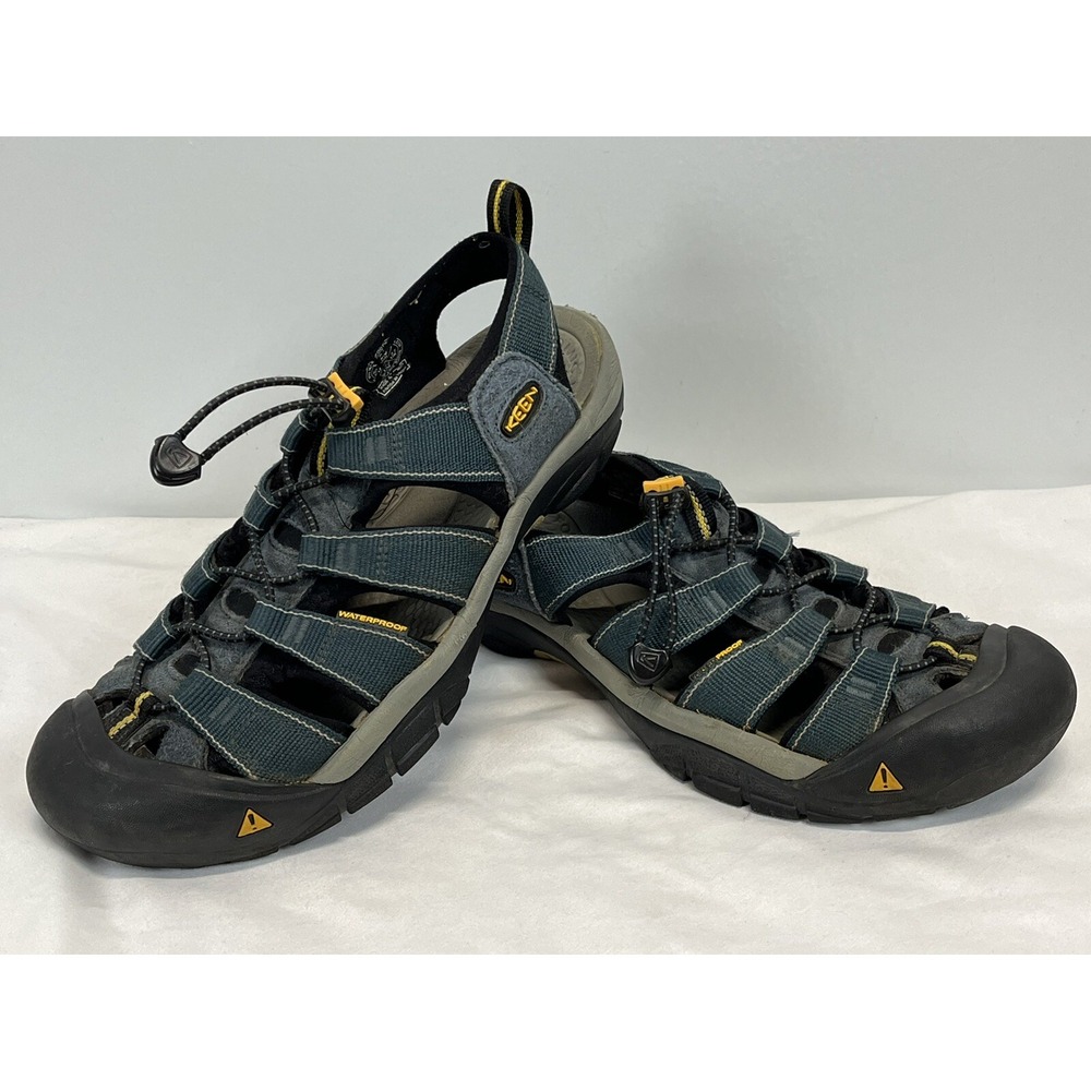 Mens Keen Newport H2 Waterproof Shoes Sandals Sz 9.5 GUC Navy